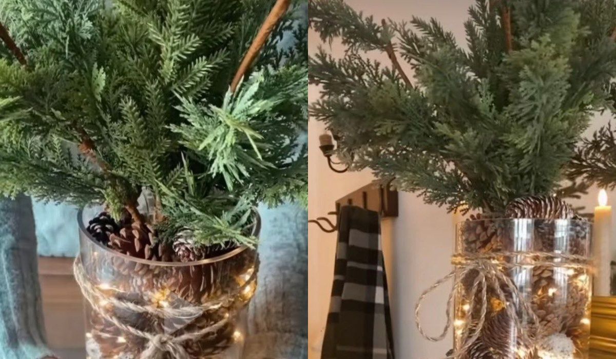 Сделать елочный букет можно просто и быстро Сделать елочный букет можно просто и быстро