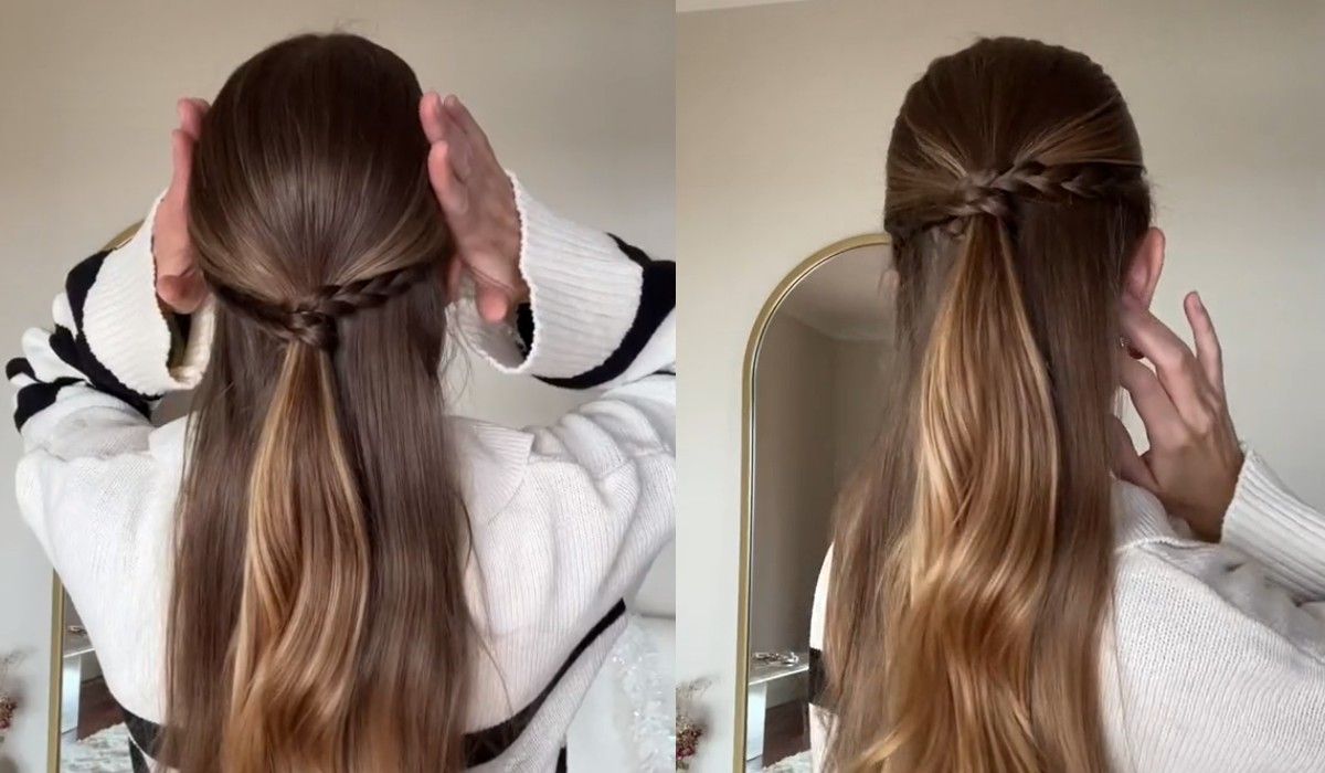 Така зачіска займе кілька хвилин, а триматиметься цілий день Така зачіска займе кілька хвилин, а триматиметься цілий день