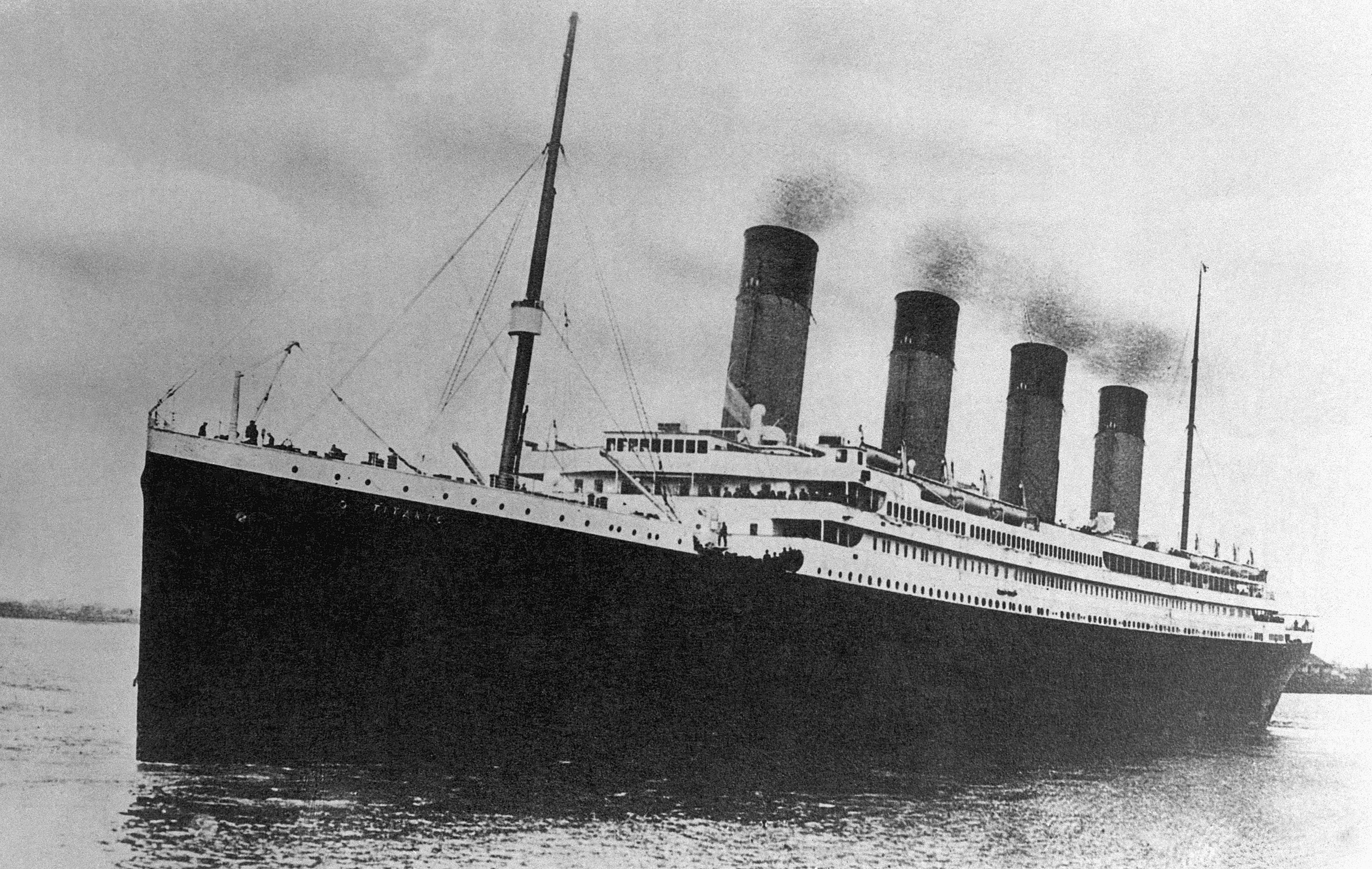 Пароход "Титаник", который в 1912 году столкнулся с айсбергом