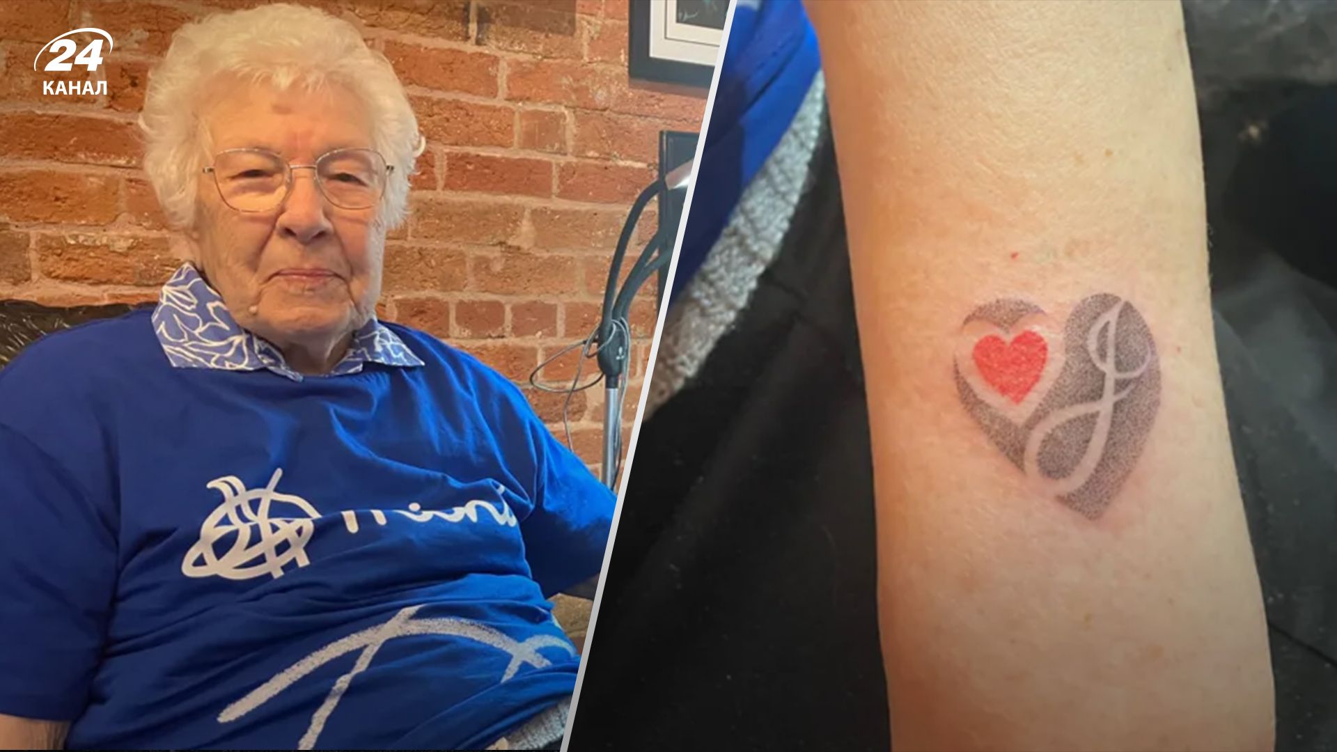 98-летняя женщина сделала первую татуировку в жизни
