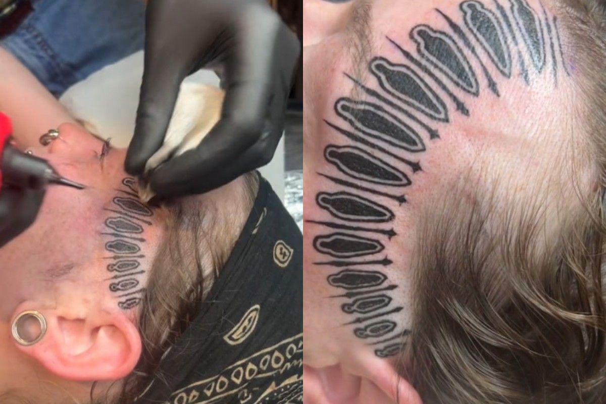 Жінка хотіла оригінальне тату Жінка хотіла оригінальне тату