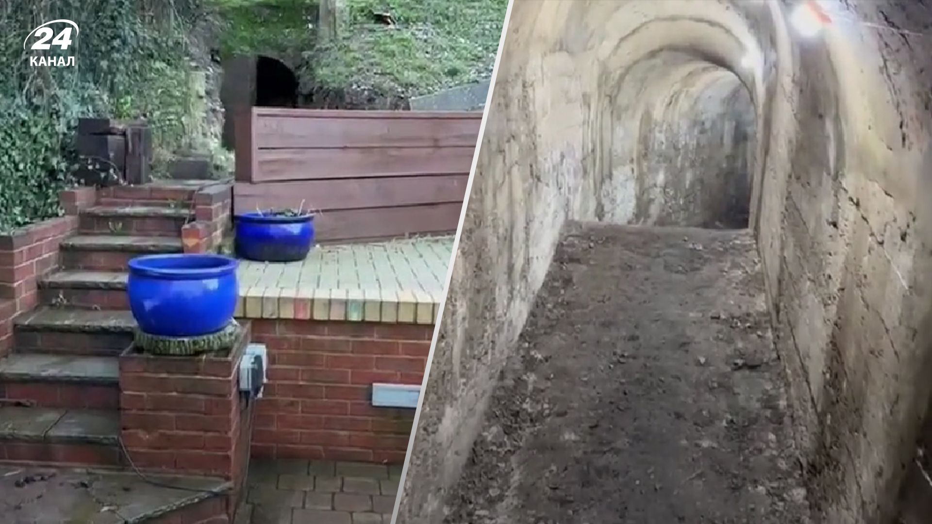 Жінка знайшла в саду бомбосховище Жінка знайшла в саду бомбосховище