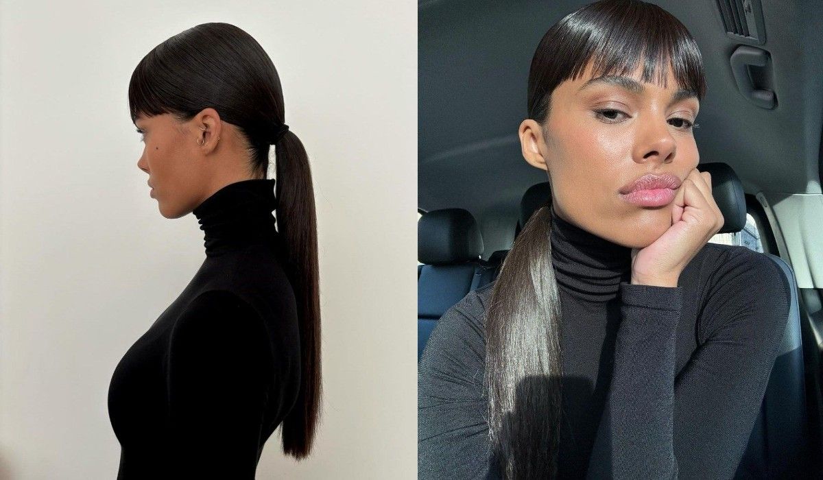 Модель оновила звичну зачіску Модель оновила звичну зачіску