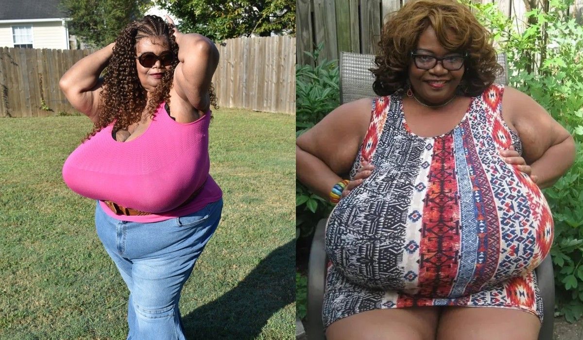 Жінка заробляє завдяки своїм незвичним формам Жінка заробляє завдяки своїм незвичним формам