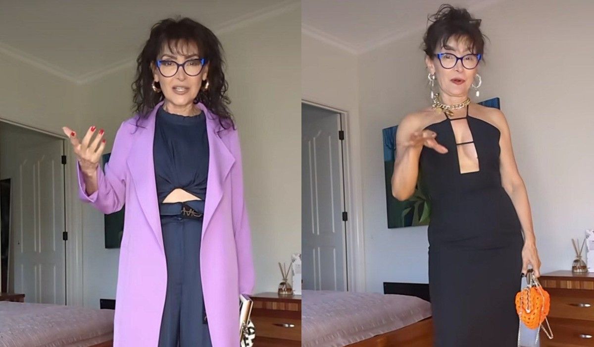 Жінка любить експериментувати з одягом Жінка любить експериментувати з одягом