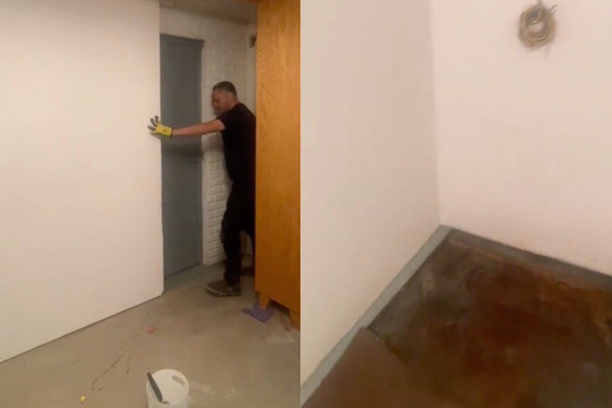 Тайная комната была спрятана за шкафом Тайная комната была спрятана за шкафом