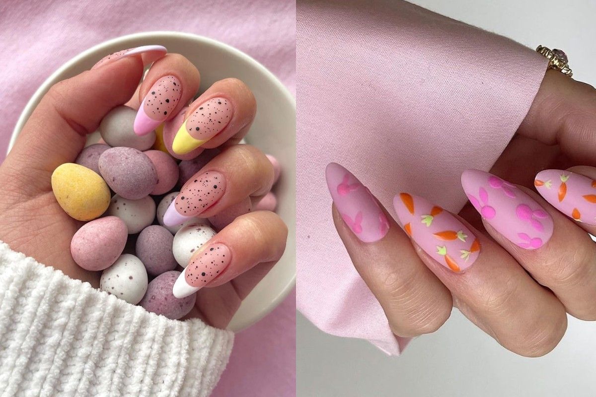 Пасхальный маникюр может быть разным Пасхальный маникюр может быть разным