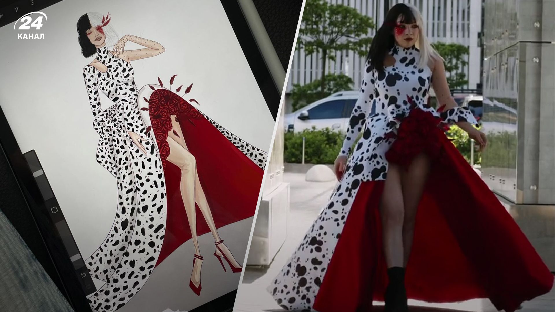 Українська дизайнерка створила сукню Круелли
