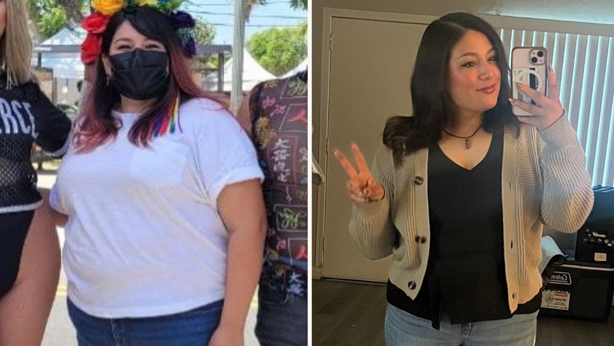 Жінка схудла на 28 кілограмів за 6 місяців Жінка схудла на 28 кілограмів за 6 місяців