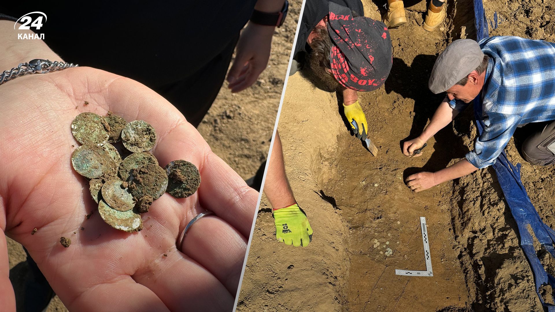 Жінка випадково знайшла монети, яким близько 900 років