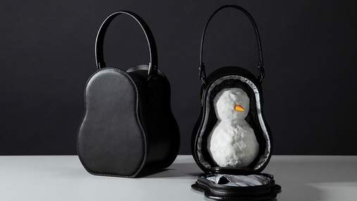 Дизайнери придумали сумочку, в якій можна носити сніговика: кумедні фото
