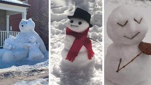 Як це можливо: 20 шалено кумедних сніговиків із усього світу – фото